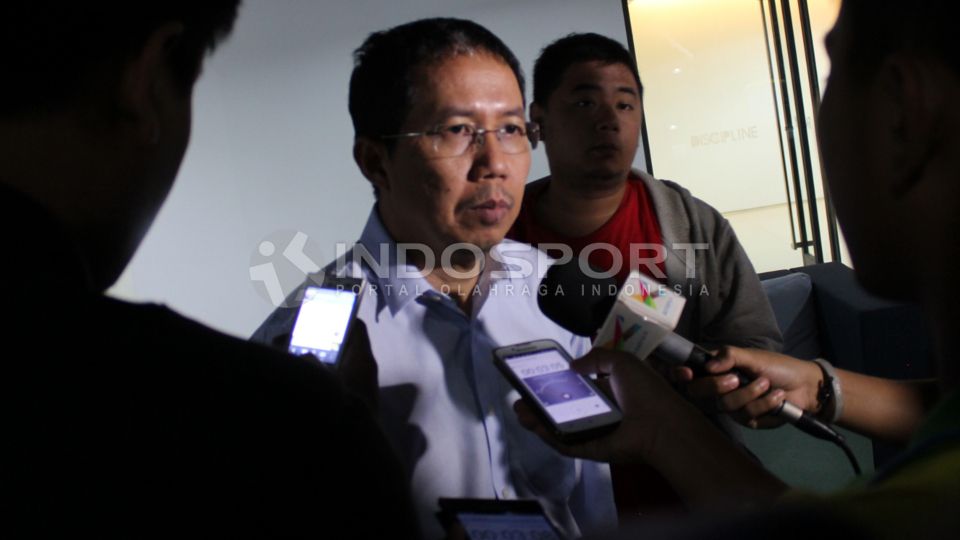 Plt Ketum PSSI, Joko Driyono diperika keempat kali. Copyright: © Herry Ibrahim/INDOSPORT